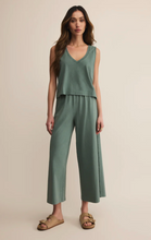 Load image into Gallery viewer, Sloane Jersey V neck Tank | Hunter
