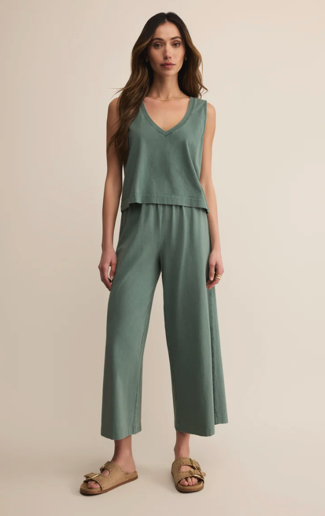 Scout Jersey Flare Pant | Hunter