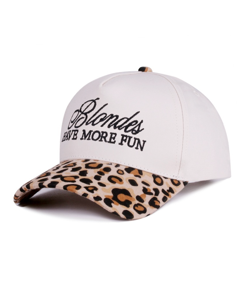 Blondes Have More Fun Hat | Cheetah