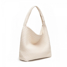 Load image into Gallery viewer, Manhattan Boho CREAM | Woven Tote Bag
