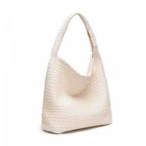 Manhattan Boho CREAM | Woven Tote Bag