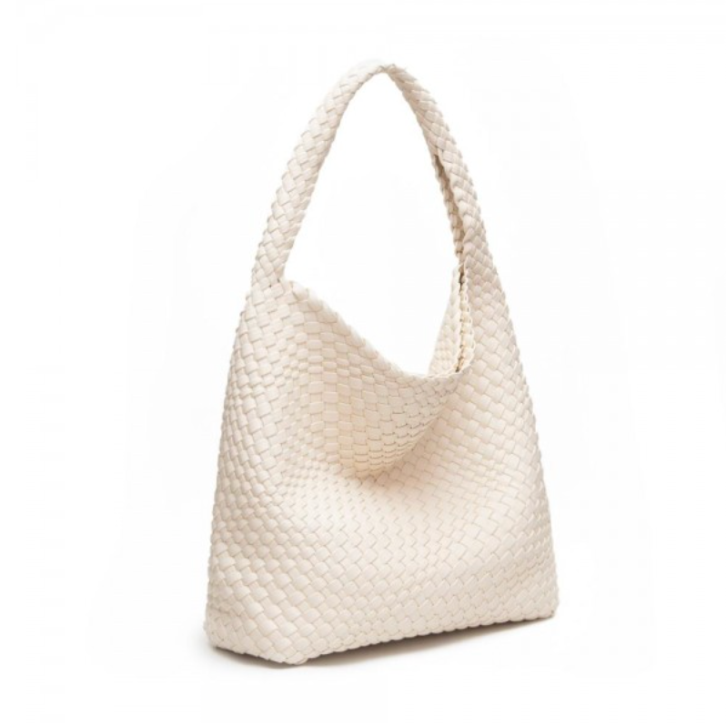 Manhattan Boho CREAM | Woven Tote Bag