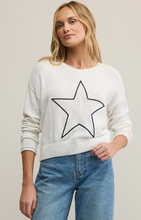 Load image into Gallery viewer, Sienna STAR Sweater | White
