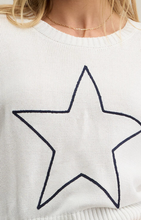 Load image into Gallery viewer, Sienna STAR Sweater | White
