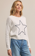 Load image into Gallery viewer, Sienna STAR Sweater | White
