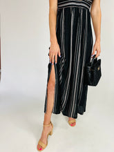 Load image into Gallery viewer, Embroidered Striped Twist Front Dress
