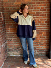 Load image into Gallery viewer, Sweater Glo Colorblock Pullover | Coffee
