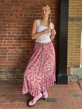 Load image into Gallery viewer, Bottoms Berry Maxi Skirt
