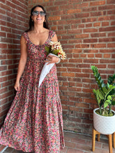 Load image into Gallery viewer, Dresses Ashlyn | Brown Floral Maxi
