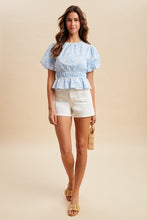 Load image into Gallery viewer, Bottoms Front Pocket White Denim Shorts
