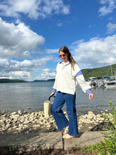 Load image into Gallery viewer, Denim Jessie Dark Denim | Stretch Wide Leg Pants
