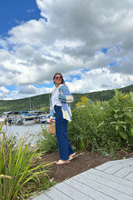 Load image into Gallery viewer, Denim Jessie Dark Denim | Stretch Wide Leg Pants
