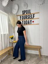 Load image into Gallery viewer, Denim Jessie Dark Denim | Stretch Wide Leg Pants
