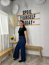 Load image into Gallery viewer, Denim Jessie Dark Denim | Stretch Wide Leg Pants
