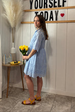 Load image into Gallery viewer, Dresses Jillian | Embroidered Scallop Edge Dress

