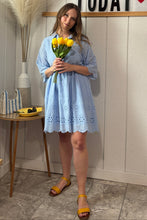 Load image into Gallery viewer, Dresses Jillian | Embroidered Scallop Edge Dress
