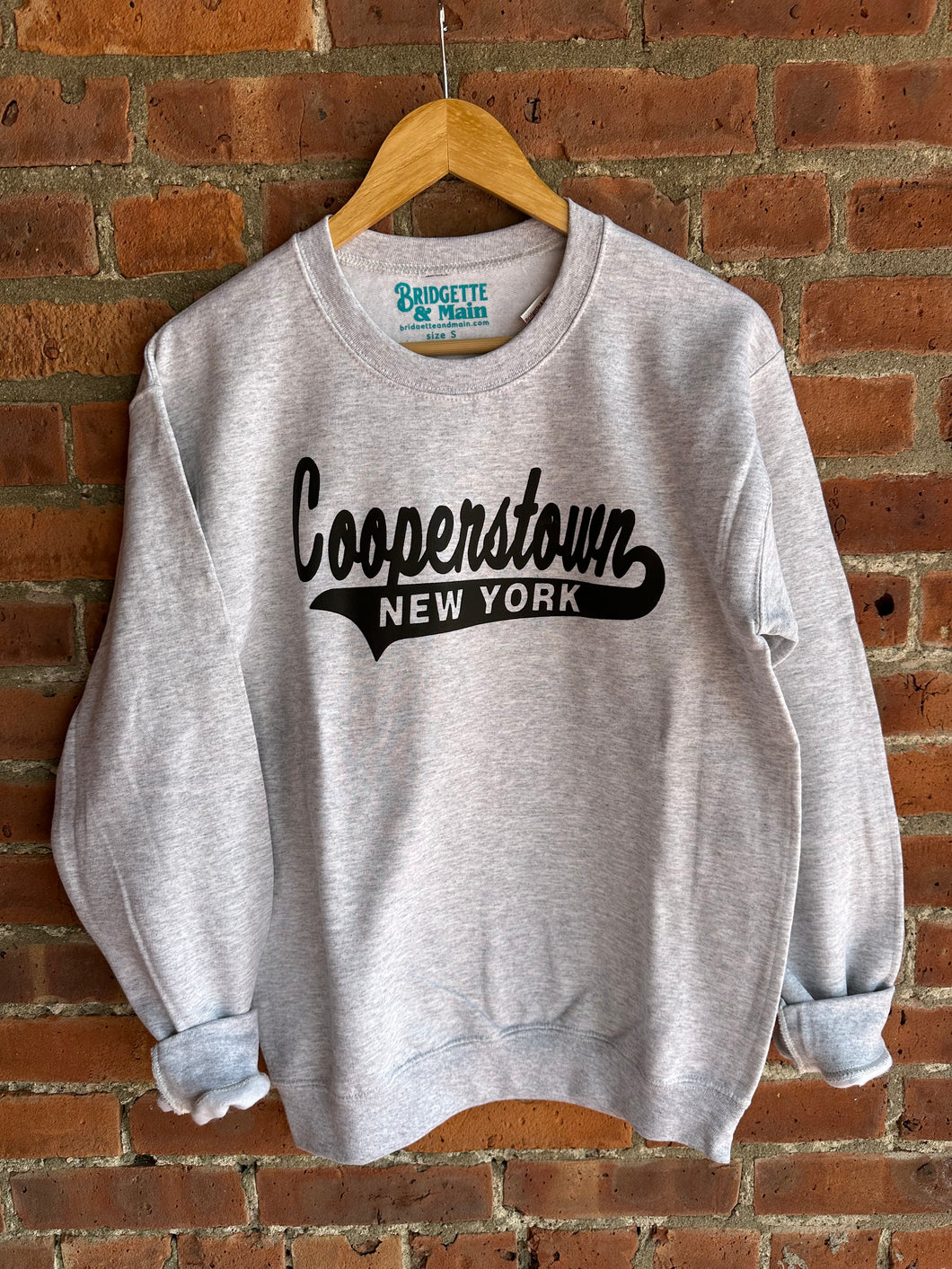 Classic Cooperstown NY | Ash Crewneck Graphic Sweatshirt