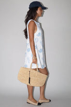 Load image into Gallery viewer, Sea Shell Print Shift Dress: Off White / S

