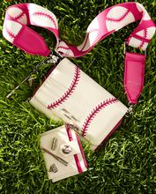 Load image into Gallery viewer, Baseball Accessories Hit me Up Bifold Wallet | Betsy Johnson
