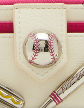 Load image into Gallery viewer, Baseball Accessories Hit me Up Bifold Wallet | Betsy Johnson
