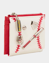 Load image into Gallery viewer, Baseball Accessories Playing the Field Trifold Wallet | Betsy Johnson

