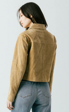 Load image into Gallery viewer, Coats &amp; Jackets CINNAMON CRUNCH JACKET | Real Suede Cropped Blazer
