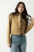 Load image into Gallery viewer, Coats &amp; Jackets CINNAMON CRUNCH JACKET | Real Suede Cropped Blazer
