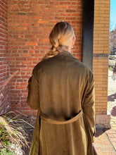 Load image into Gallery viewer, Coats &amp; Jackets Cassidy | Olive Maxi Suede Trench Coat
