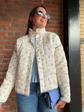 Load image into Gallery viewer, Coats &amp; Jackets Patricia | Ditsy Floral Quilted Spring Jacket
