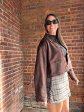 Load image into Gallery viewer, Coats &amp; Jackets Pippa | Crop Suede Jacket
