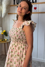 Load image into Gallery viewer, Dresses Agnes | Pink Floral Midi Dress
