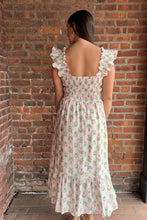Load image into Gallery viewer, Dresses Agnes | Pink Floral Midi Dress
