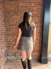 Load image into Gallery viewer, Tops Ember | Charcoal Mock Neck Cap Sleeve Heathered Knit Top
