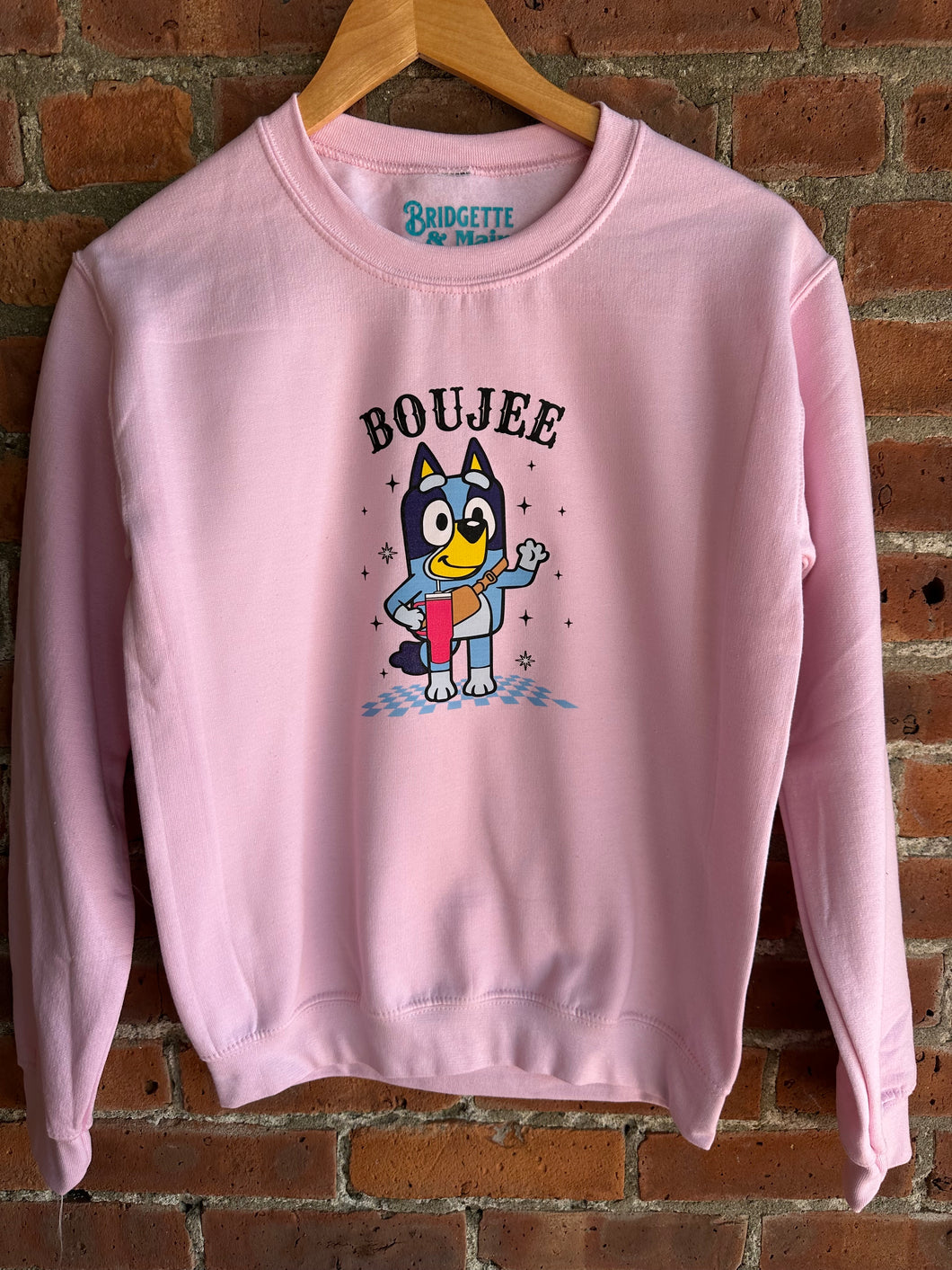 Bluey | Adult Pink Crew Sweatshirt