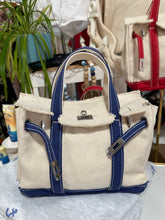 Load image into Gallery viewer, Bags Canvas Boat Tote Blue
