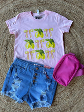 Load image into Gallery viewer, Graphic Apparel Lemon &amp; Bows | Youth Graphic Tee
