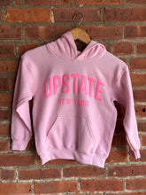 Load image into Gallery viewer, Graphic Apparel UPSTATE Youth Pink Hoodie
