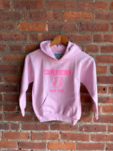 Load image into Gallery viewer, Graphic Baseball Baby Pink Puff Pink | Youth Baseball Hoodie
