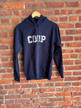 Load image into Gallery viewer, Graphic Baseball COOP Baseball | Navy Graphic Hoodie
