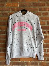 Load image into Gallery viewer, Graphic Baseball COOP POLKA | Grey Polka Dot HOODIE

