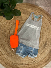 Load image into Gallery viewer, Graphic Baseball Cooperstown Bat | Grey Graphic Tank
