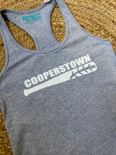 Load image into Gallery viewer, Graphic Baseball Cooperstown Bat | Grey Graphic Tank
