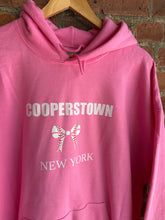 Load image into Gallery viewer, Graphic Baseball Cooperstown Bow | Azelea Hoodie Sweatshirt
