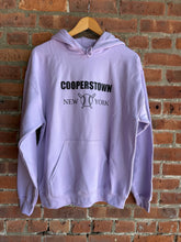 Load image into Gallery viewer, Graphic Baseball Cooperstown | Orchid Hoodie Sweatshirt
