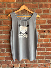 Load image into Gallery viewer, Graphic Baseball Vanilla Ice Cream Drip | Grey Graphic Tank
