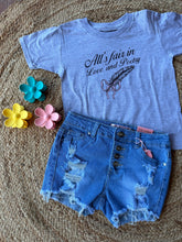 Load image into Gallery viewer, Graphic Music TS Feather | Youth Grey Graphic Tee
