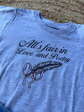 Load image into Gallery viewer, Graphic Music Y XS TS Feather | Youth Grey Graphic Tee
