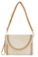 Load image into Gallery viewer, Bags Boho Paper Straw Beach Front Flap Clutch Bag
