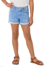 Load image into Gallery viewer, Youth Clothing Double Button Roll-up Shorts | Girls
