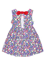 Load image into Gallery viewer, Youth Clothing Navy Floral Open back Bow | Toddler

